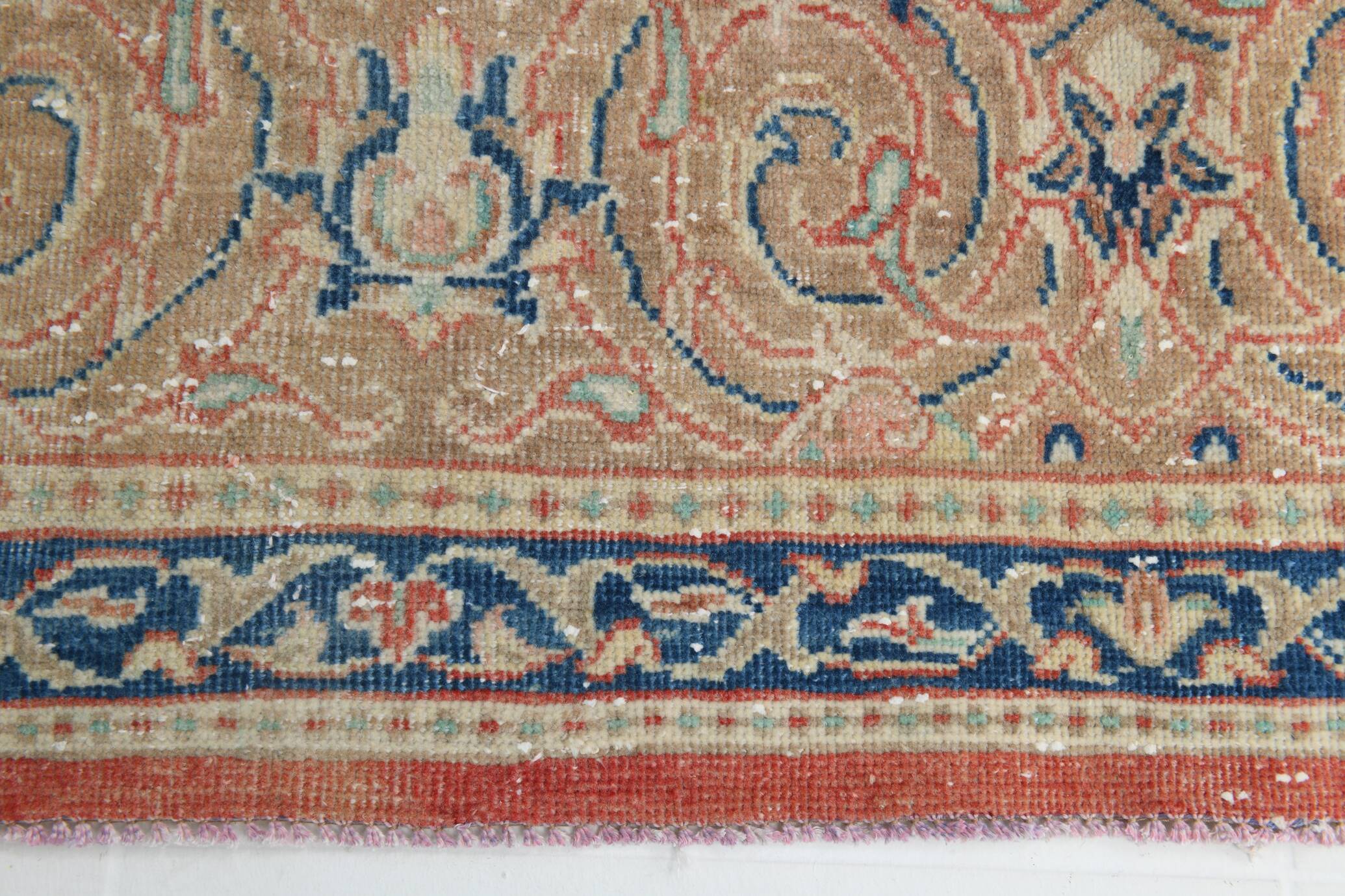 Classic Red & Blue Oversize Vintage Rug, 310x404Cm