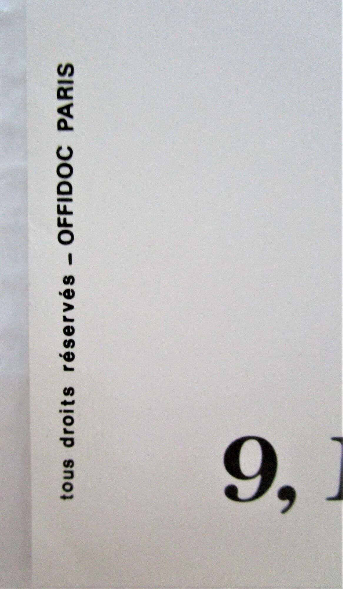 Original poster exhibition fashion and good tone stencils Paris 1986