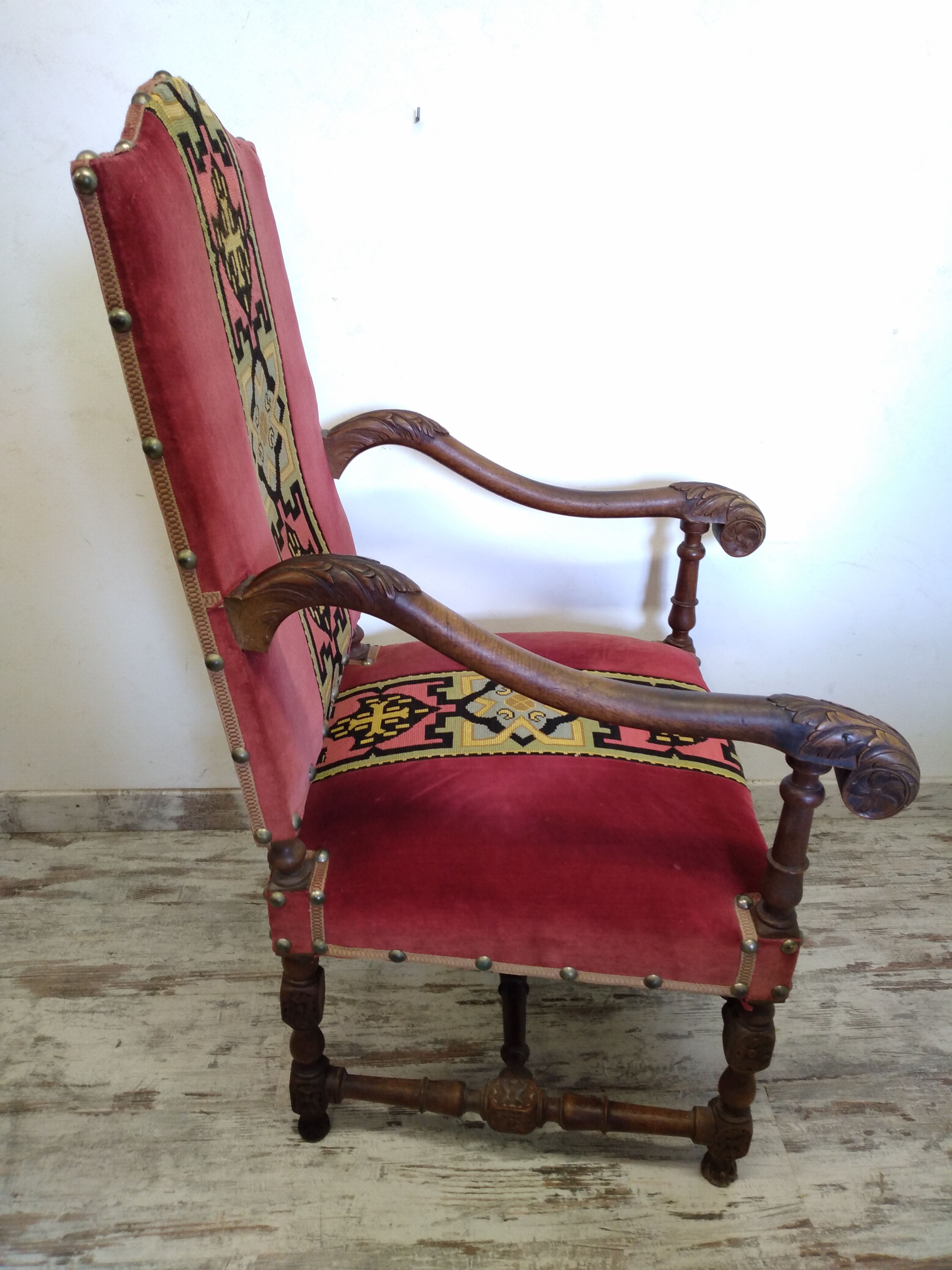 Old Louis XIII armchairs