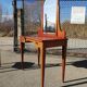 Coiffeuse et chaise en acajou blond Art Déco 1930