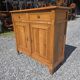Louis XVI style buffet in solid cherry wood from the mid-20th century.