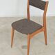 1970s Scandinavian chair in mottled Froca fabric
