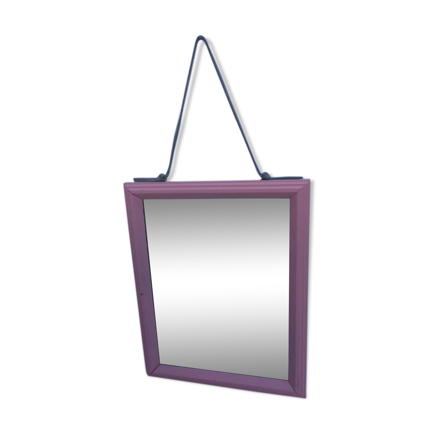 Pink 24x31cm metal mirror