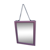 Pink 24x31cm metal mirror