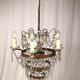 Chandelier with crystal pendants with seven lights, Louis XVI style