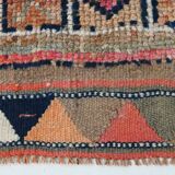 Navy Blue & Green Vintage Runner Rug, 80x323Cm