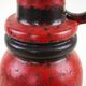 Monumental Fat Lava ceramic vase in black and red, West Germany, 1970s