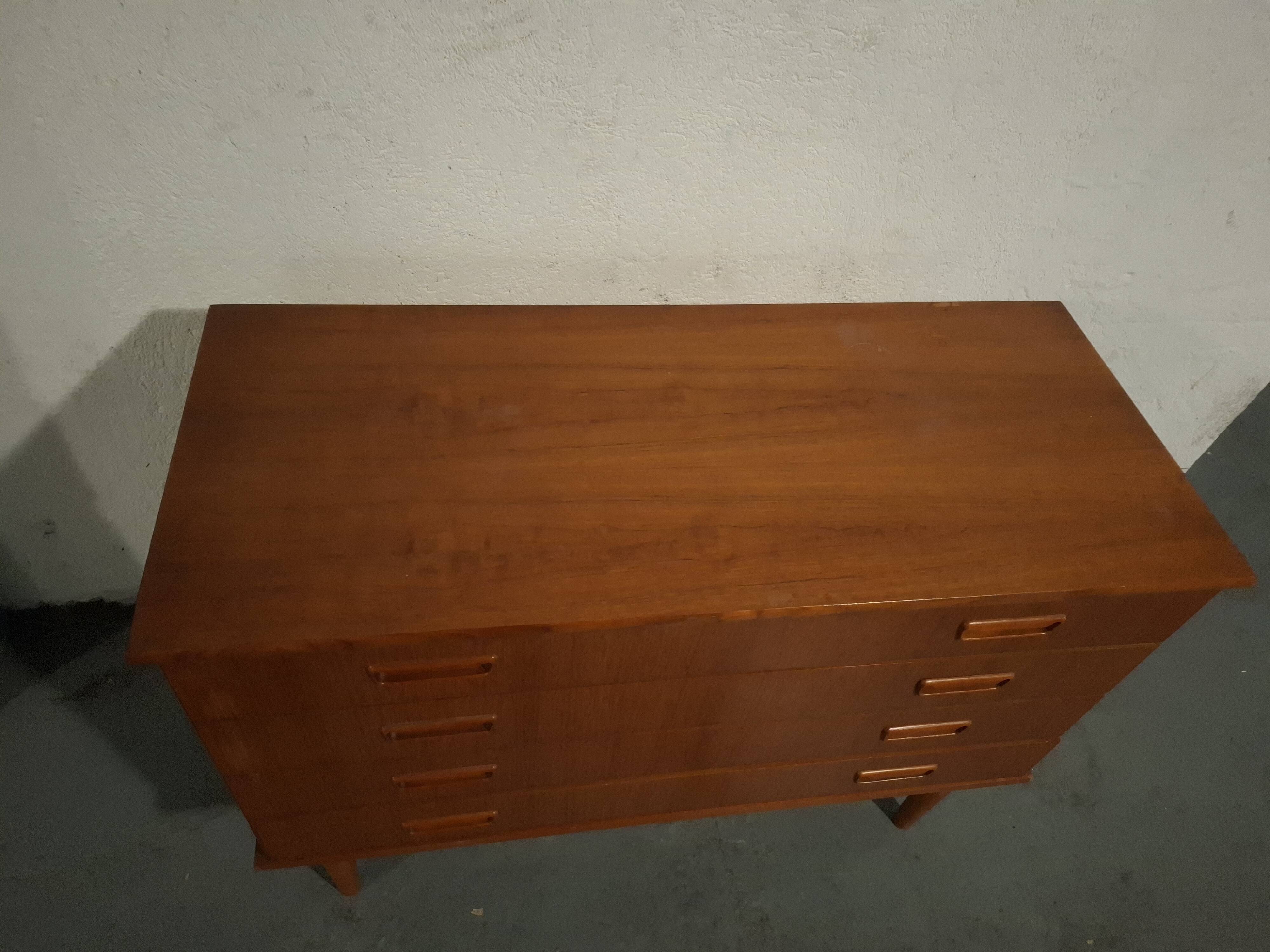 Scandinavian teak chest of drawers, 1960s design