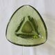 Vintage bubble glass ashtray