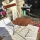 Chaise pliante d’enfant en bois