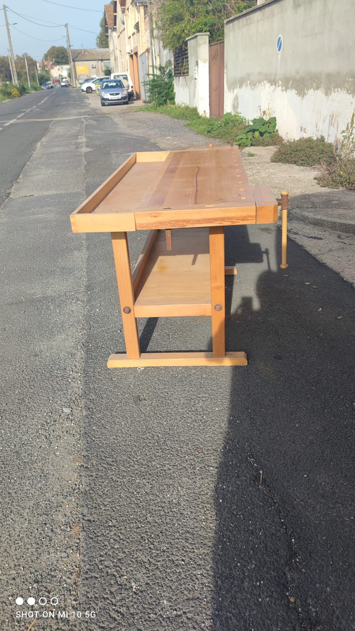 Solid beech workbench