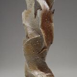 Soliflore Bizen pottery sculpture from Mori Taiga, Japan
