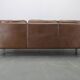 Danish mid-century three-seat brown leather sofa, 1970s