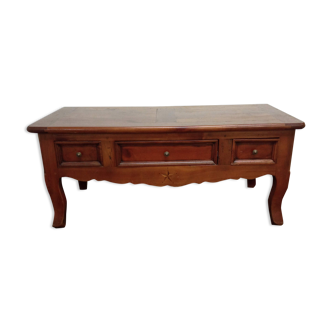 Old coffee table with cross drawers