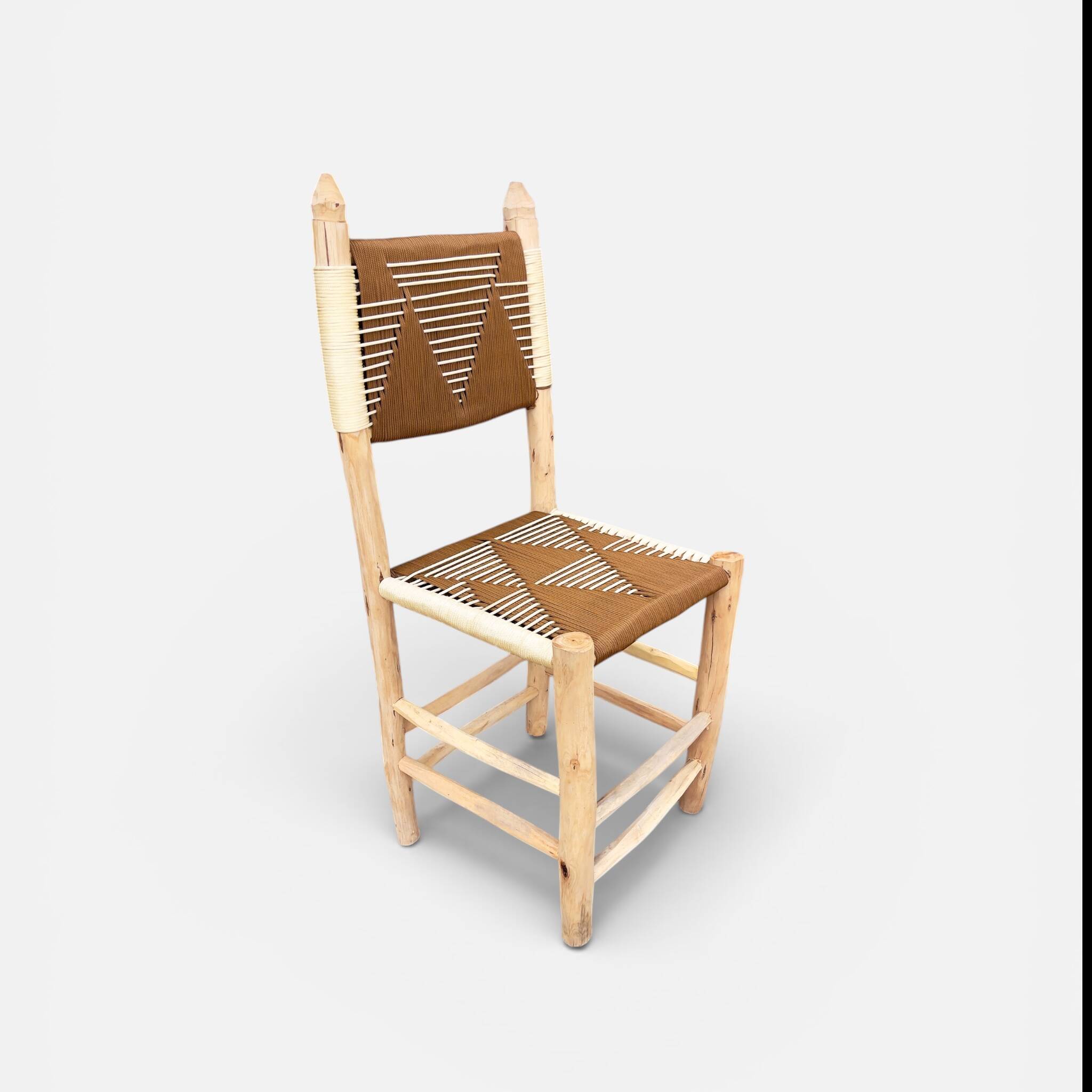 Woven rope Moroccan chair