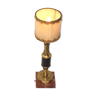 Lamp to rest on marble base with lampshade dimension: height -32 cm- base -9x9 cm-