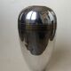 Silver metal vase