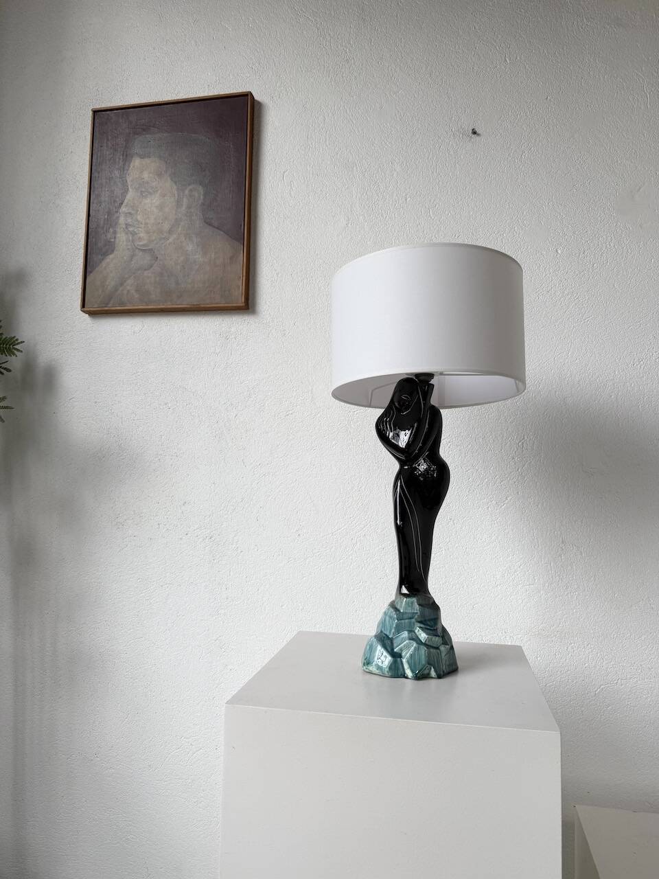 Monaco Monacera "woman" ceramic table lamp