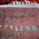 Rare big beautiful abstract design wool hand-made carpet / rug, 1950s
