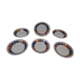 Set of 6 hollow plates acapulco villeroy and bocj