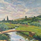 Landscape signed Lacas