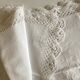 Pair of embroidered 19th linen linen pillowcases