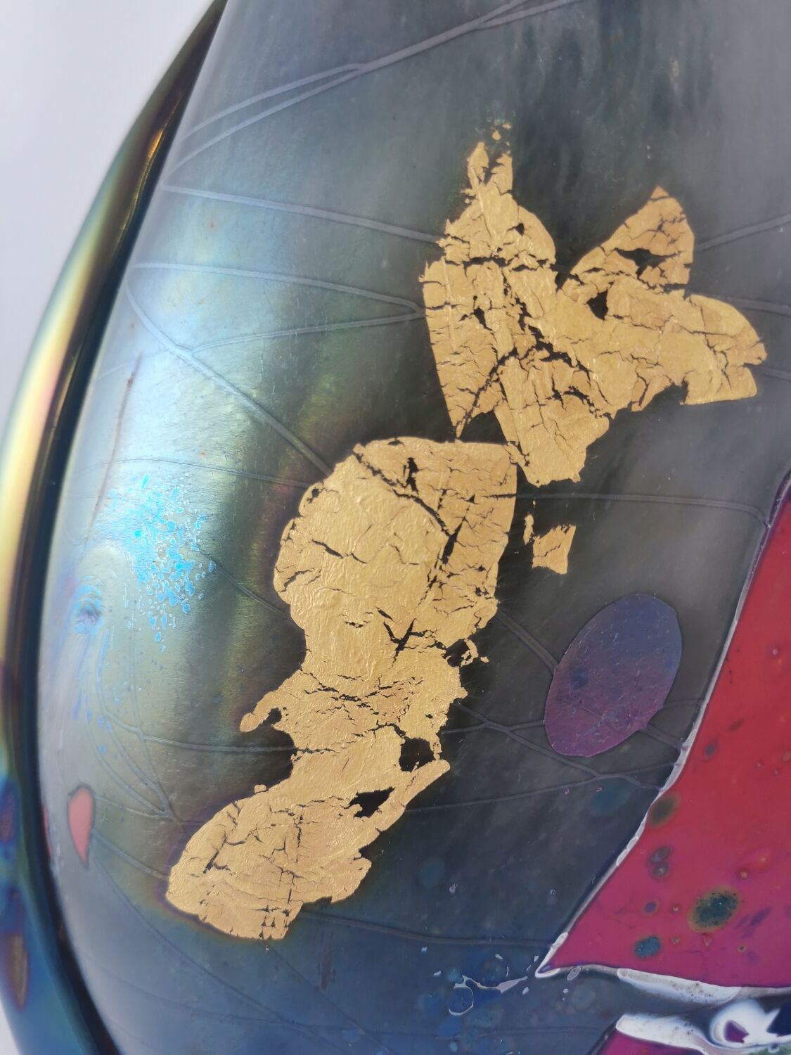 "Cord foot" vase, signed Robert Pierini, 1990s