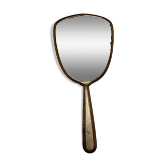 Antique hand mirror