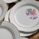 Set of 12 flat plates Digoin Sarreguemines