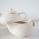 White ceramic coffee or tea set