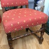 Set of 6 Louis XIII style chairs