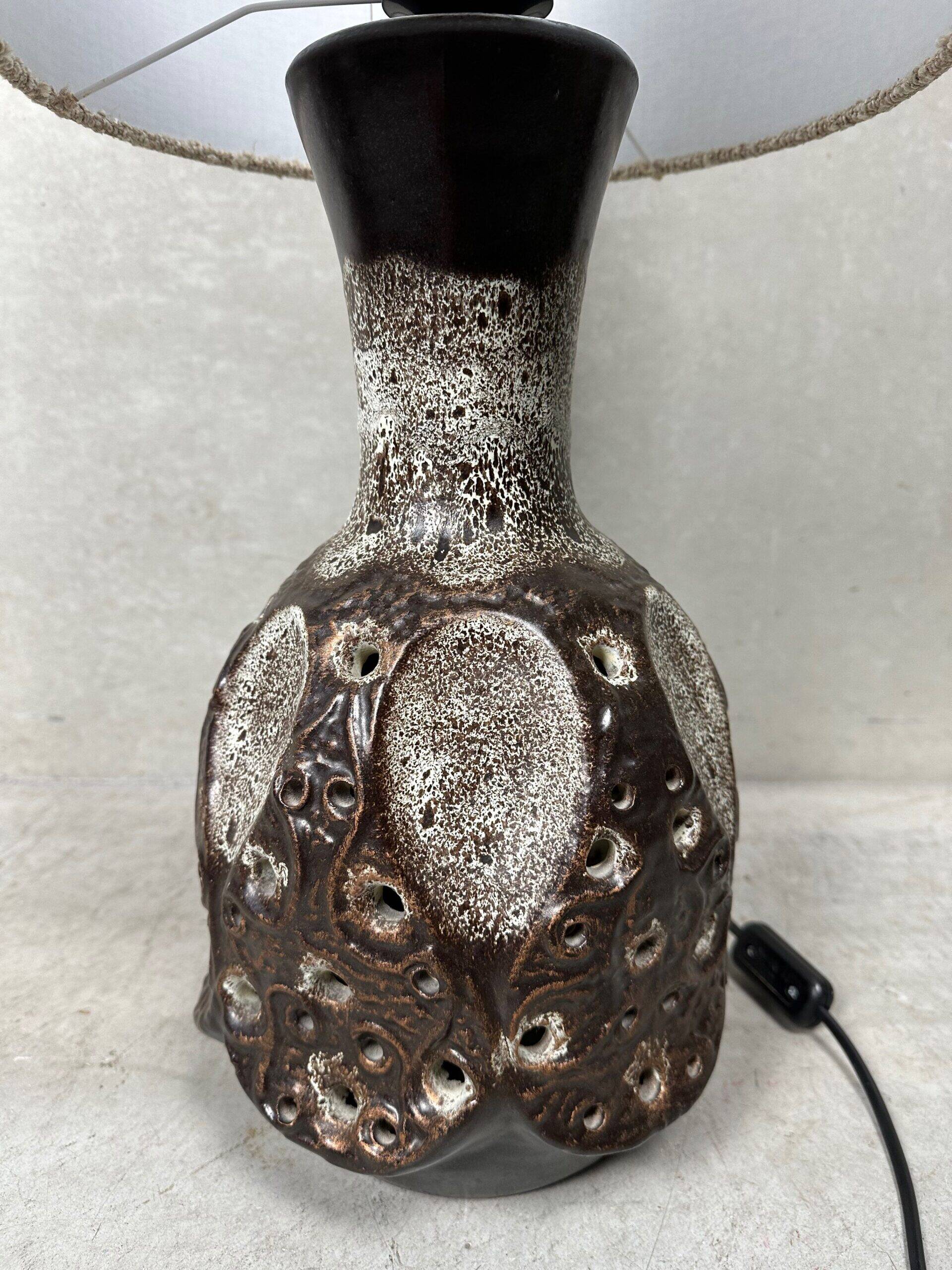 Vintage Fat Lava table lamp – ceramic