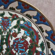 Vintage decorative plate Nassos Rodos-Hellas hand-painted