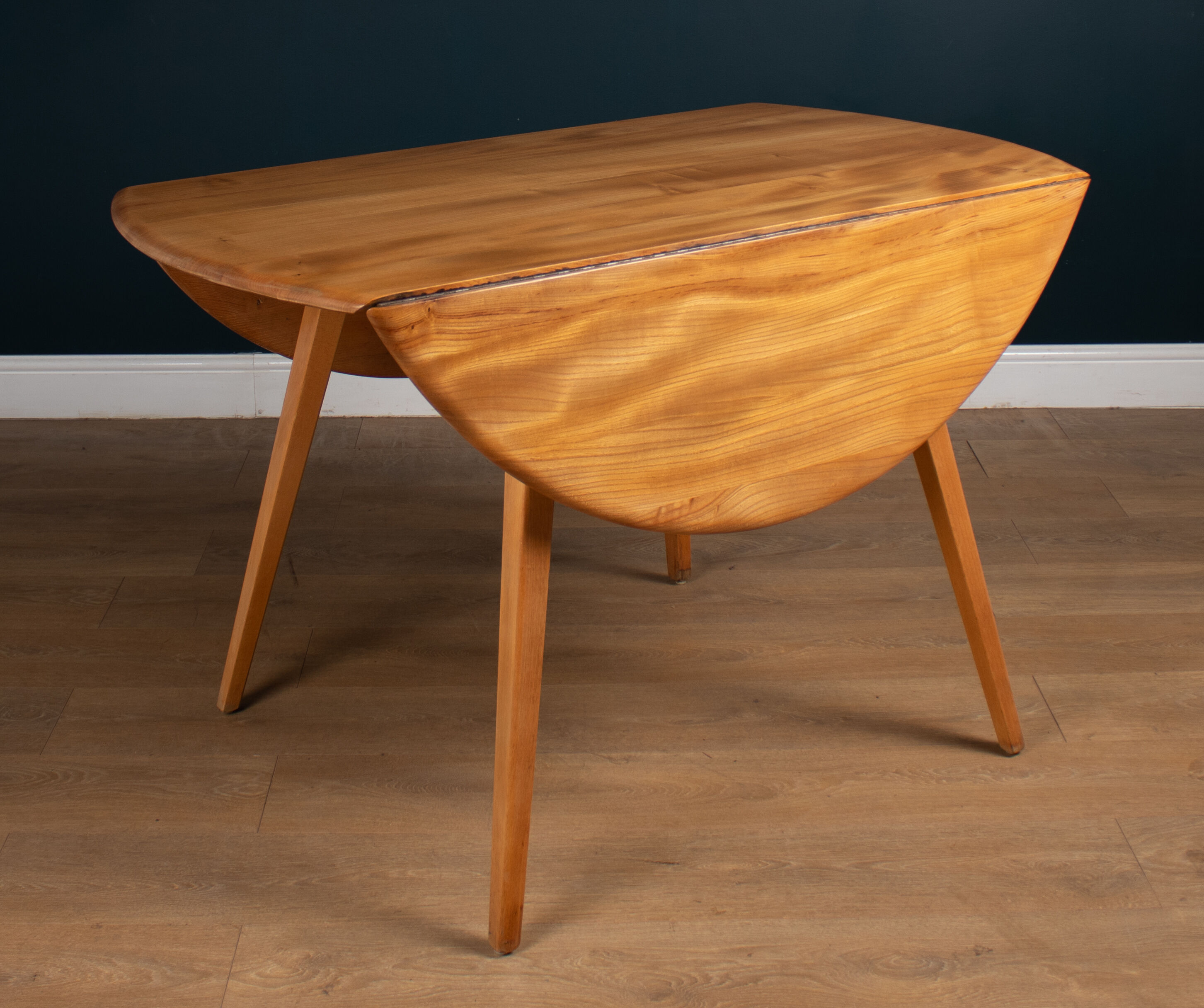Restored Vintage Retro Ercol 1960s 384 Round Dining Table & 4 370 Windsor Arm Chairs Regular price
