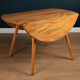 Restored Vintage Retro Ercol 1960s 384 Round Dining Table & 4 370 Windsor Arm Chairs Regular price