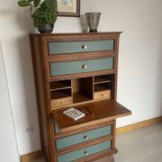 Secrétaire en bois rénové