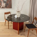 1960s marble dining table, Ø 110 cm