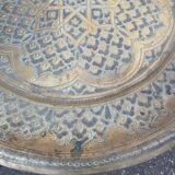 1970s round Moroccan side table