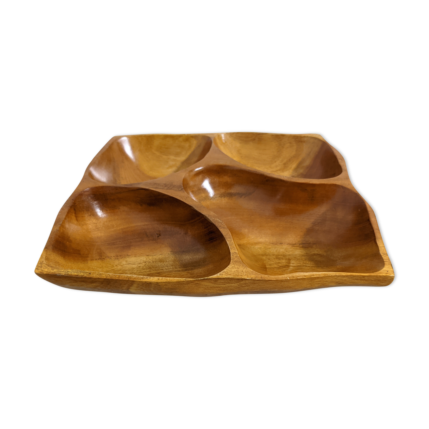 Teak ramekin cup from the 70s