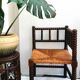 Chaise d'angle bobine en bois vers 1940