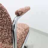 Chaise de bureau vintage de Kovona en tissu Kvadrat, années 1990.