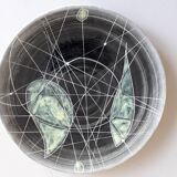 Vintage ceramic with geometric decor