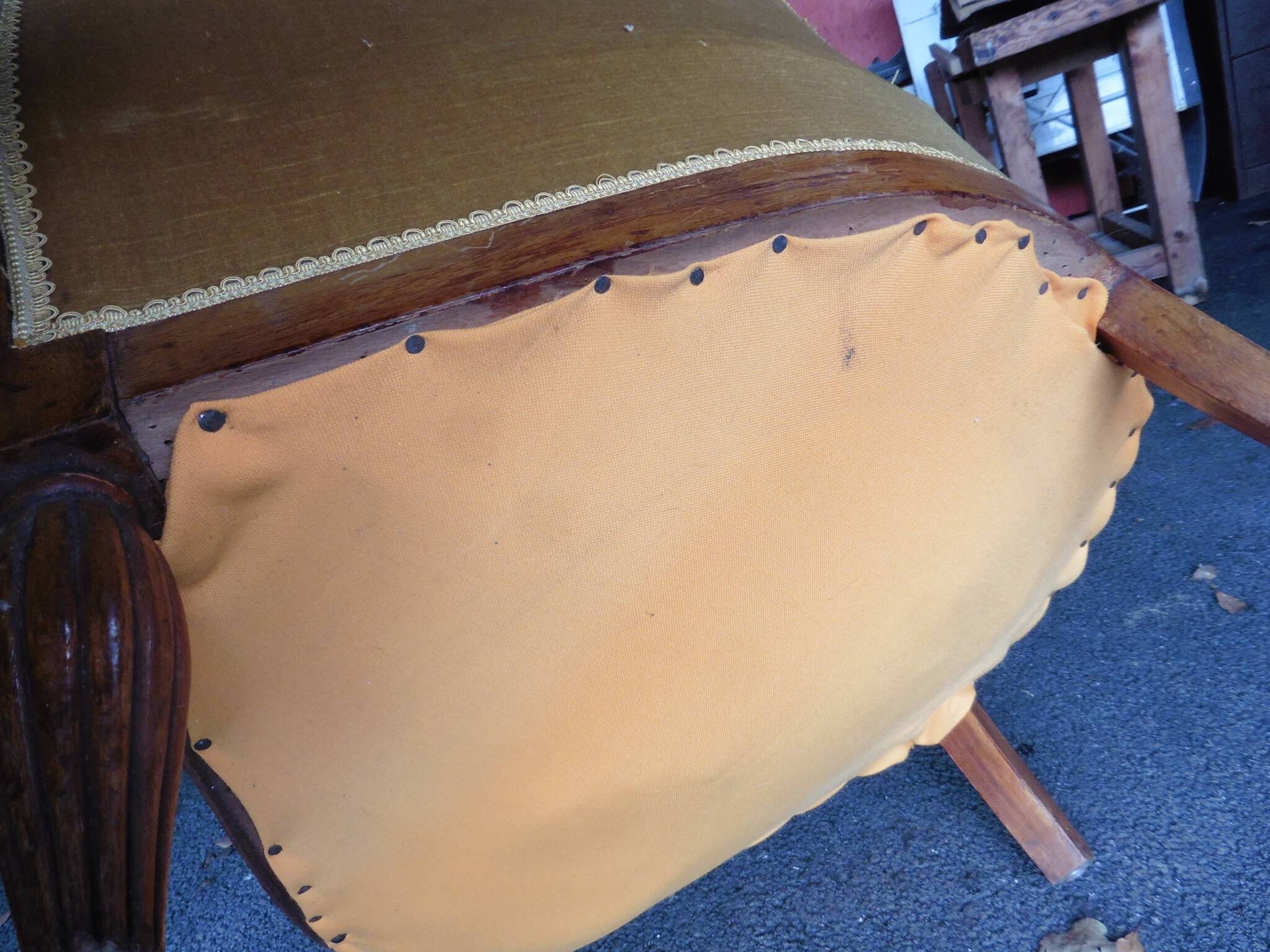 2 toad armchairs 1930