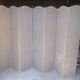 7-leaf fabric screen, early 20th century