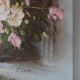 Tableau huile bouquet de fleurs