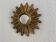 Vintage 1960 sun mirror witch's eye fine gold resin - 26 cm