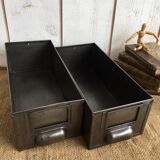 Pair of industrial drawers