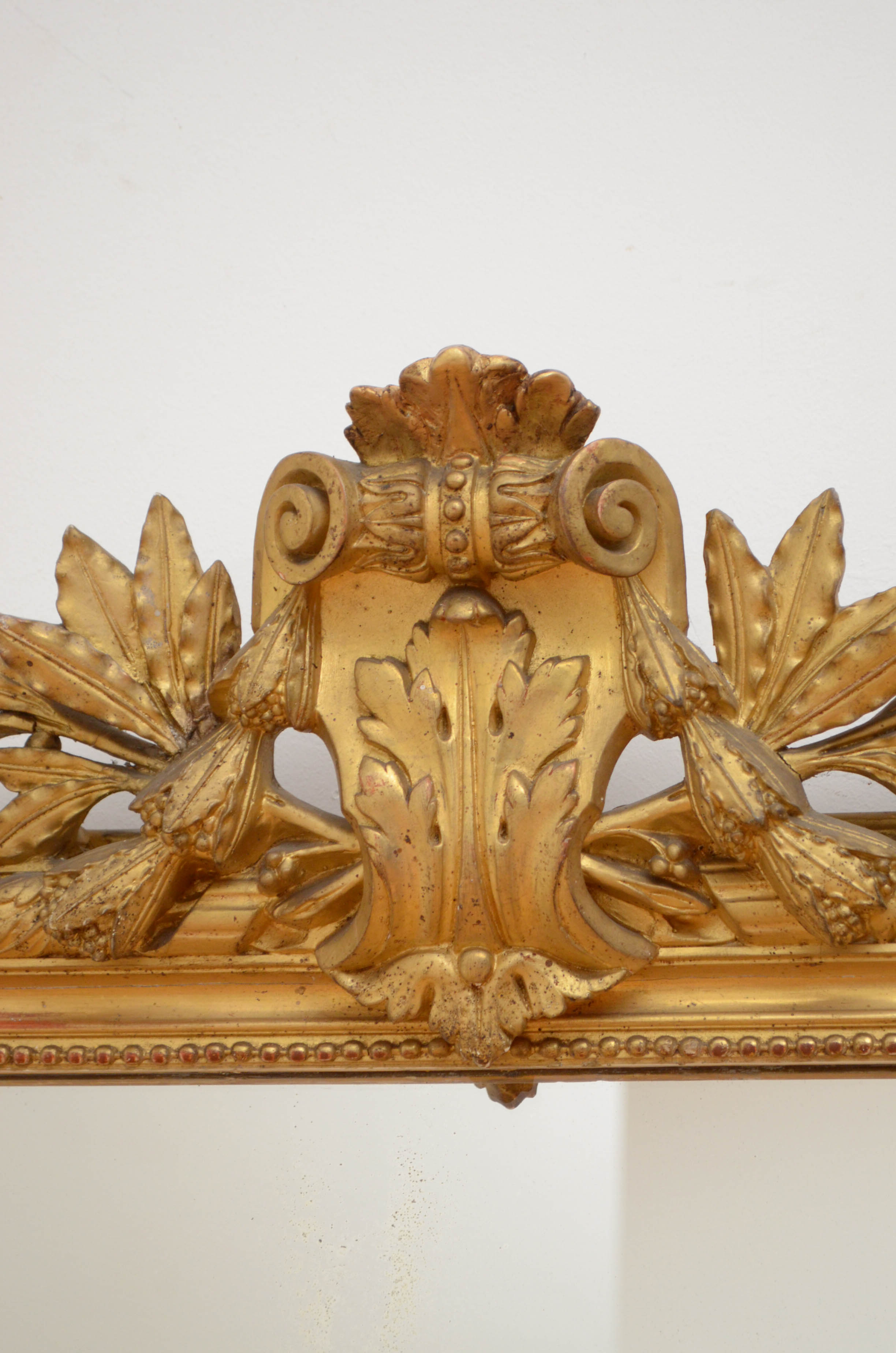 French 19th century wall mirror - 145x84cm