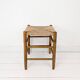 Tabouret mid century rustique