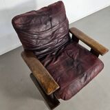 Brutalist armchair 1960s